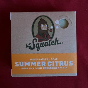 Dr Squatch Summer Citrus Bar Soap for Men